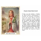 OG14044P100 - Oração Santa Maria Goretti c/ 100un. - 9,5x6,5cm