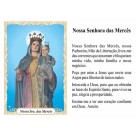OG14065P100 - Oração N. Sra. Das Mercês c/ 100un. - 9,5x6,5cm
