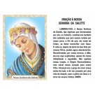 OG14080P100 - Oração N. Sra. Da Salette c/ 100un. - 9,5x6,5cm