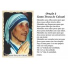 OG14084P100 - Oração Santa Tereza de Calcutá c/ 100un. - 9,5x6,5cm