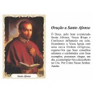 OG141400P100 - Oração Santo Afonso c/ 100un. - 9,5x6,5cm