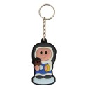 CH50062 - Chaveiro Santa Dulce dos Pobres (Irmã Dulce) Emborrachado - 11x3,5cm