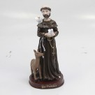 IM1740426 - Imagem São Francisco de Assis Resina - 21x9,5cm