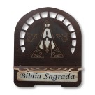 PB811000 - Porta Bíblia N. Sra. Aparecida MDF Resinado - 26x21,5cm