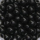 CTM050070P250G - Contas Bolinhas Acrílico Preto c/ 250 gramas - 8mm (51)