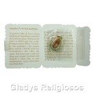 CM14006 - Cartão N. Sra. de Guadalupe c/ Medalha - 7,5x6cm