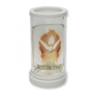 PV158179 - Porta Vela Vidro Divino Espírito Santo - 17x9,3cm