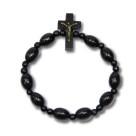PU760980 - Pulseira Cruz Madeira - 9,5x2,5cm
