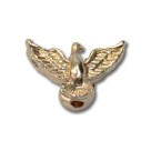 ET1530401P2 - Entremeio Divino Espírito Santo Passante Dourado c/ 2un. - 0,9x1,5cm