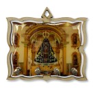 PC380603 - Porta Chaves N. Sra. Aparecida MDF Resinado - 15,5x14cm