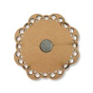 IA81101 - Imã N. Sra. Aparecida MDF Resinado - 7,5x7,5cm