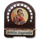 PB812530 - Porta Bíblia São José MDF Resinado - 30,5x25,5cm