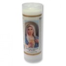 VE155207 - Vela Sagrado Coração De Maria de 7 dias - 17x5cm