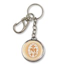 CH1090004 - Chaveiro N. Sra. das Graças e Medalha Milagrosa Resinado - 12x3,5cm