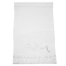 TO1424 - Toalha Batismo Branca c/ Dezena - 45x31cm