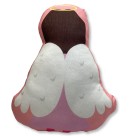 AL38448 - Almofada Naninha Anjo Rosa (M) - 29x23cm