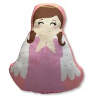 AL38448 - Almofada Naninha Anjo Rosa (M) - 29x23cm