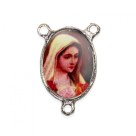 ET1683006 - Entremeio N. Sra. Rosa Mística Duplo Resinado - 3,6x2,6cm