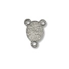 ET1670001P10 - Entremeio Mãe Rainha Resinado c/ 10un. - 1,5x1,1cm