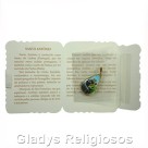 CM141406 - Cartão Santo Antônio c/ Medalha - 7,5x6cm