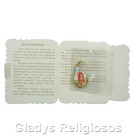 CM141407 - Cartão Santo Expedito c/ Medalha - 7,5x6cm