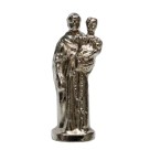 IM89406 - Imagem Santo Antônio Metal Níquel - 5x3cm