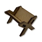 IM32406 - Menino Jesus Fluorescente c/ Manjedoura - 4,6x3,6cm