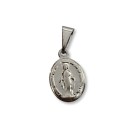 MD030101 - Medalha N. Sra. Das Graças Aço Inox c/ 1 un. - 1,5x1cm (MDGP)