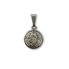MD030400 - Medalha São Bento Aço Inox c/ 1un. - 1,5x1cm