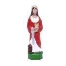 IM8606 - Imagem Santa Bárbara Metal - 13x4cm