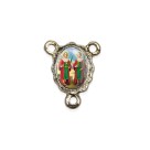 ET1672415P5 - Entremeio São Cosme e Damião Duplo Resinado c/ 5un. - 1,9x1,5cm