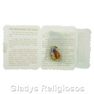 CM141410 - Cartão São Francisco de Assis c/ Medalha - 7,5x6cm