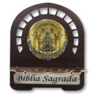 PB812002 - Porta Bíblia N. Sra. Aparecida MDF Resinado - 30,5x25,5cm
