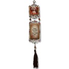 MO413850 - Móbile Sagrado Coração de Jesus MDF Resinado - 36x6,3cm