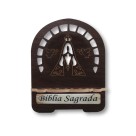 PB810000 - Porta Bíblia N. Sra. Aparecida MDF Resinado - 22x17,5cm
