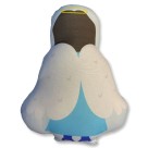 AL38457 - Almofada Naninha Anjo Azul (G) -  34x28cm
