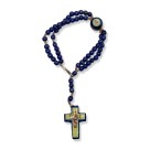 PU720482 - Pulseira Terço N. Sra. Aparecida Infantil Madeira - 19x1,6cm