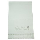 TO1422 - Toalha Batismo Prata c/ Dezena - 45x31cm