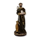 IM1720420 - Imagem São Francisco de Assis Resina - 8x3cm