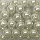 CTM1070041P250G - Contas Bolinhas Pérola Creme c/ 250 gramas - 12mm