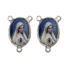 ET1681031P2 - Entremeio Imaculado Coração de Maria Duplo Resinado c/ 2un. - 2,5x2cm