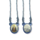 ES720102 - Escapulário N. Sra. Aparecida Infantil Acrílico Azul - 60x1,4cm