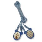 ES720106 - Escapulário N. Sra. do Carmo Infantil Acrílico Azul - 60x1,4cm