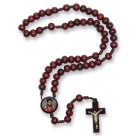 TE940571 - Terço Beato Carlo Acutis Madeira - 37cm