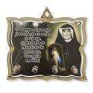 PC380624 - Porta Chaves Santa Faustina MDF Resinado - 15,5x14cm
