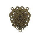 ET830006 - Entremeio Para Resinar Ouro Velho - 4,8x4cm