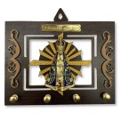 PC380789 - Porta Chaves N. Sra. Aparecida MDF Resinado - 17x15cm