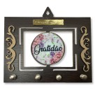 PC380785 - Porta Chaves Gratidão MDF Resinado - 17x15cm