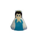 AL38454 - Almofada Naninha Anjo Azul (PP) - 13x10cm