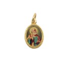 MD102233P20 - Medalha de Alumínio Oval Dourada c/ 20un. São  Pedro - 1,5x1cm